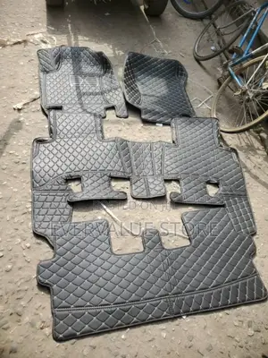 Lexus Gx470 Black Tile Customized Floor Mat "3 Rows"