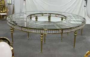 Luxury Vip Tables With Glass Top.