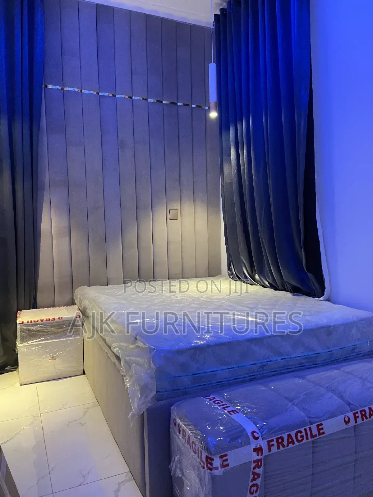 Unique Full Padded Upholstery Bedframe