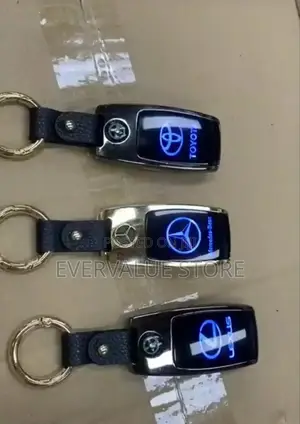 Car Key Holder With Touch Light Lighter