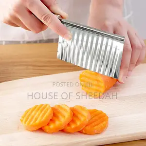 Wavy Crinkle Cutter Knife Vegetable Slicer