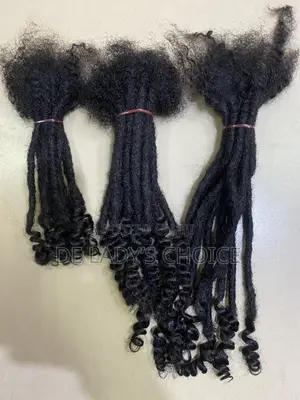 Curly Tip Human Hair Dreadlocks