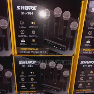 Shure SH-304 Professional Wireless Microphone 4 in 1
