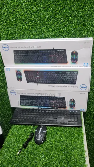 Dell Backlit Keyboard and Mouse