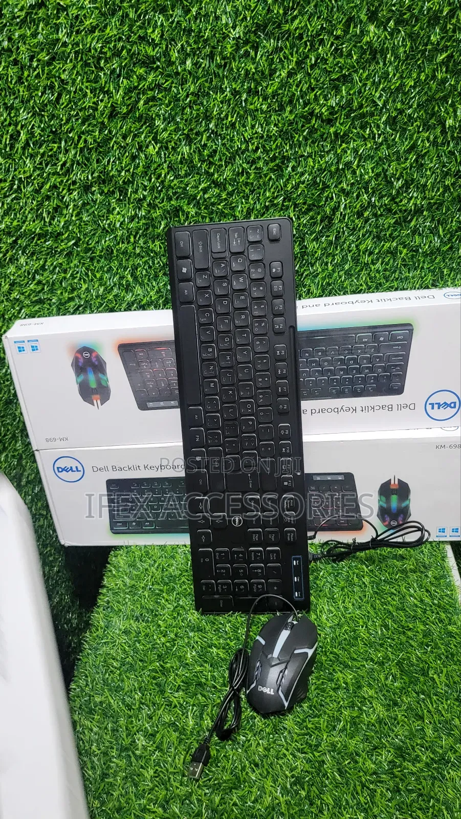 Dell Backlit Keyboard and Mouse