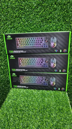T50 Wireless Backlight Keyboard and House Suit