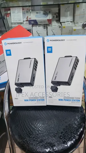Powerology Mini Power Station With AC Output 150W 32000mah