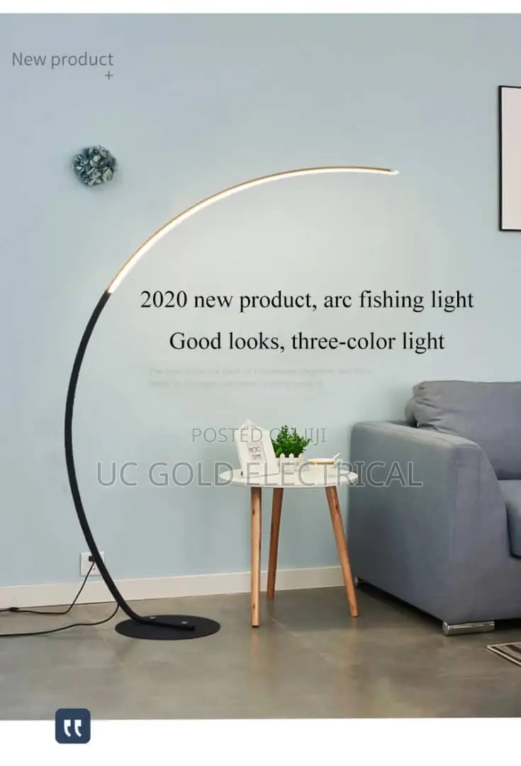Modern LED Black White Floor Lights