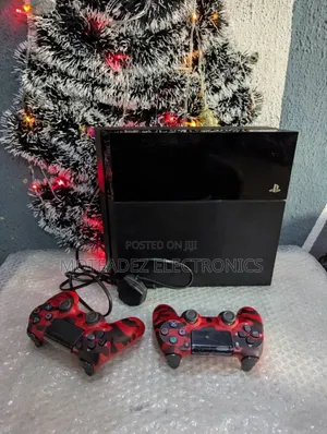 Uk Used Sony Ps4 With 2 Pads, Fifa'25 Games Installed W/Cables