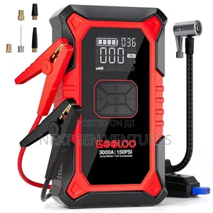 Vehicle Jump Starter and Car Compressor