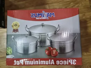 3pc Maximus Quality Aluminium Pot Size 24,26 28cm