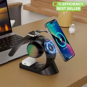 5in1 Wireless Smart Charging Ports/ Mp3 Bluetooth Speaker