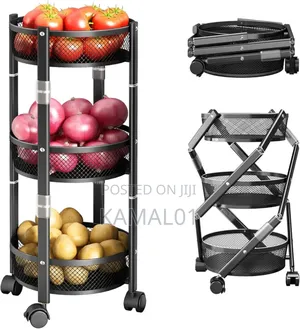 Fruit Basket - Rotating Fruit Bowls Storage Rack
