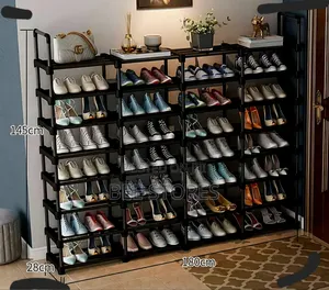 8 Layers, 4 Columns Quality Shoe Rack