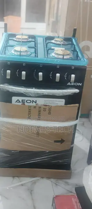 Aeon Long Lasting 4 Burner Gas Cooker Agc5040