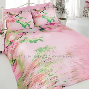 Maxstyle 3d Satin Sunset Double Duvet Cover Set