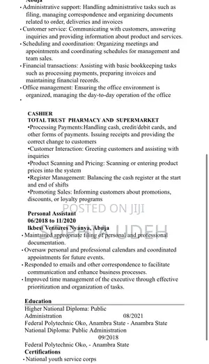 Receptionist