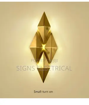 Modern Golden Diamond Wall Lamp
