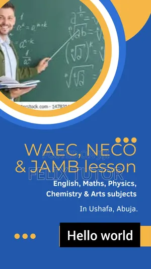 Waec, Neco Jamb Lesson