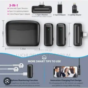 J13 iPhone Wireless Double Microphone With Noise Cancelation