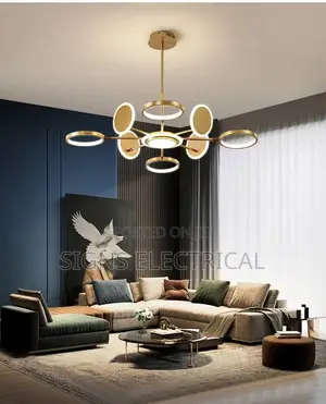 8 Rings Luxury Chandelier