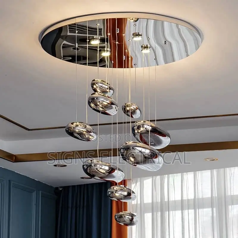 Glass Ceiling Chandelier