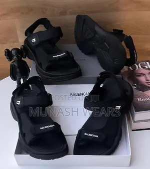 Luxury Original BALENCIAGA Track Sandal 2025
