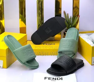 Original Leather Fendi Luxury Slip 40-46,Nationwide Deliver