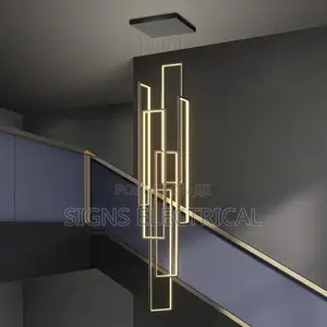 Modern Ring Stairs Led Lights Pendant Light L