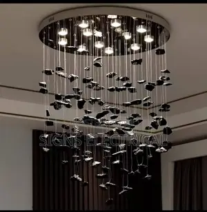 Luxury Stone Crystal Chandelier