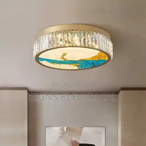 Chinese Style Enamel Ceiling Lamp