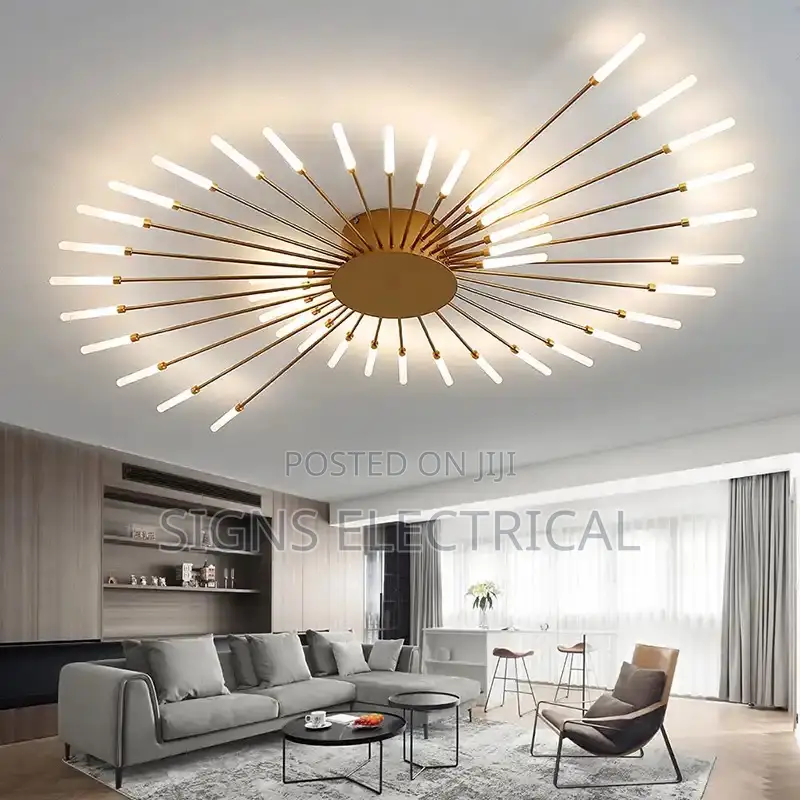 Led Firework Chandelier