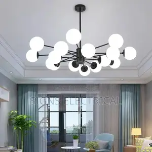 Modern Glass Led Chandelier