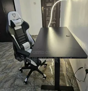Adjustable Gaming Table and Chair.