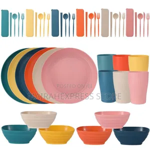 24pcs/Set Eco-Friendly Pp Material Thickening Serving Set