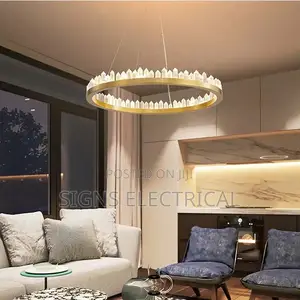 Modern Nordic Toroidal Light Luxury Crystal Pendent Lamp