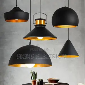 Modern Pendant Chandelier Aluminum Black Hanglamp