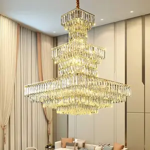 Penthouse Light Luxury Chandelier Villa