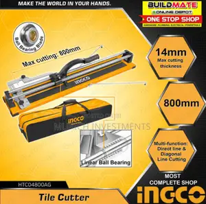 Ingco Htc04800ag Tile Cutter - 800mm Max Cutting Length,14mm