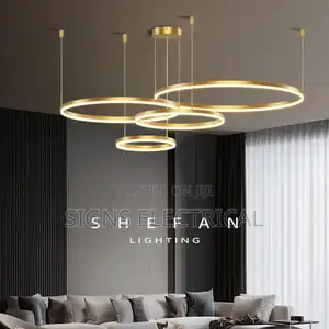Modern LED Ring Chandelier Home Lighting