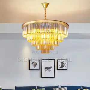 Modern Crystal Gold Chandelier Lighting
