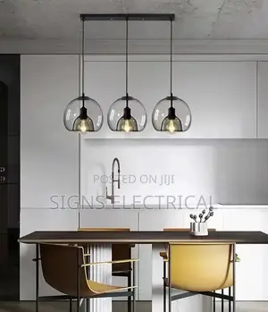 Nordic LED Pendant Lamp E27 Black Chandelier