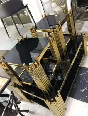 Foreign Center Table and 2 Stools