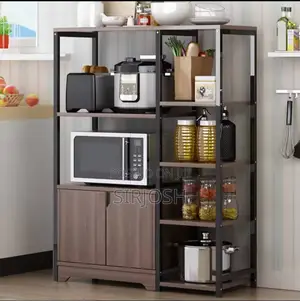 Floor Kitchen Storage Shelf Cabinet