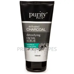 Purity Plus Activated Charcoal Detoxifying Facial Scrub150ml