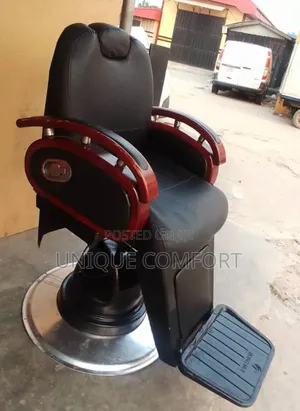 Imported Executive Salon Rolling Recliner Barber Chair