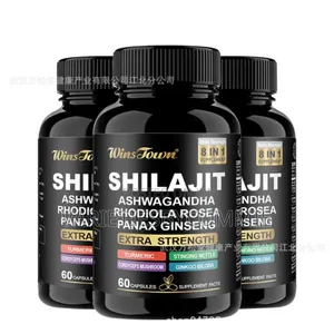 8 in 1 Shilajit Supplement for Vitality (60) Capsules