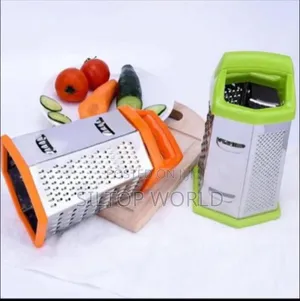 6ways Grater With Plastic Handle