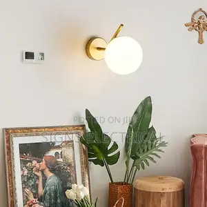 Golden Black LED Wall Lamps