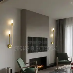 LED Wall Lamp Nordic Brass Wall Lamp Bedroom Bedside